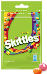 Loose 20 Pack x 40g Skittles Sour